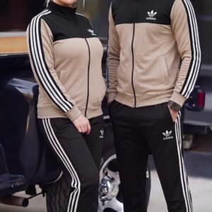 2 in 1 High Quality Turkey Custom piece Tracksuit Set - Brown