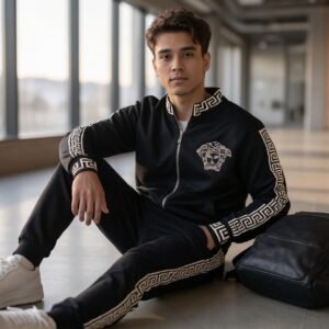 Luxury Premium 2 in 1 DESIGNER TRACKSUIT - Black