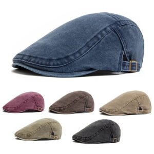 New Vintage Adjustable Cotton Beret Fashion Flat Visor Newsboy Cap Hat