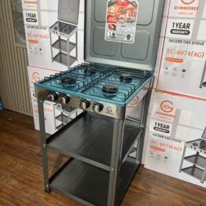 4-Burner Deluxe Gas Stove Cooker