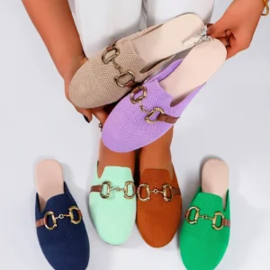 Breathable Classic Mules For Ladies